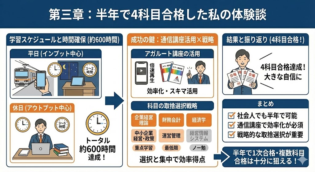 中小企業診断士試験に半年で合格できる？短期合格の現実と最短ルートを